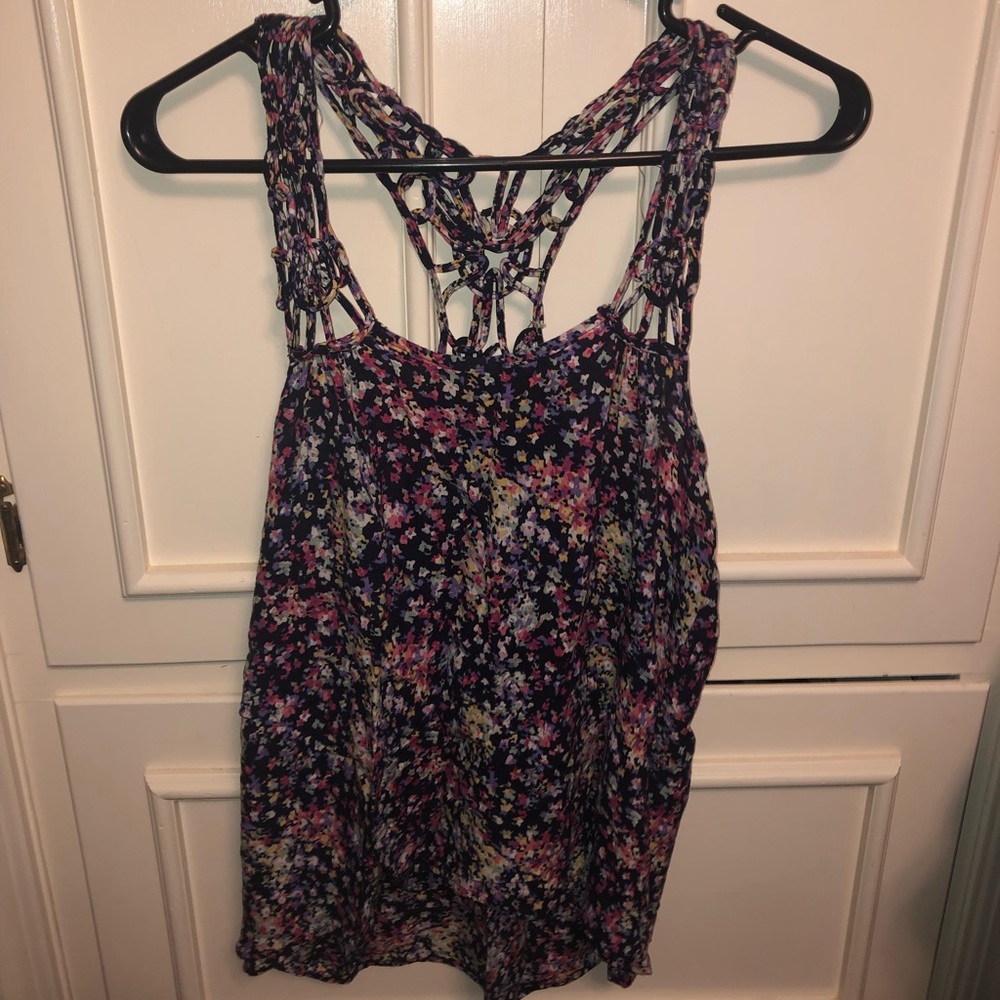 floral tank top